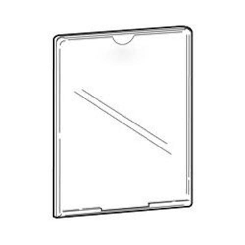 8x10 Styrene TRU-VU Wall Mount Sign Holder      Lot of 10         DS-BBMTVF-4-10