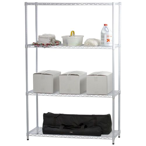 4 Shelf Wire Shelving Unit 18&#034;d x 48&#034;w x 72&#034;h