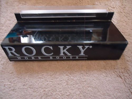 Rocky Work Boots Acrylic Slatwall Shelve 11 1/2&#034; x 4&#034;