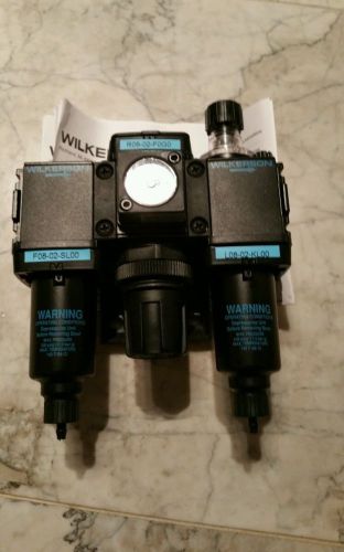 Wilkerson R08-02-FOGO, 197600 C08-02-FLG0 Air Regulator Filter Lubricator New