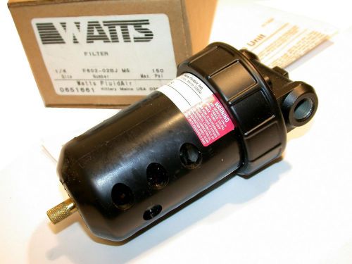 NEW WATTS AIR FILTER 1/4&#034; NPT F602-02BJ