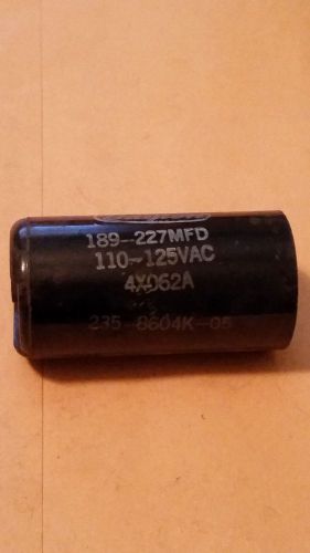 Thomas Air Compressor Starter Motor Capacitor Part # 603021 NOS 4X062A