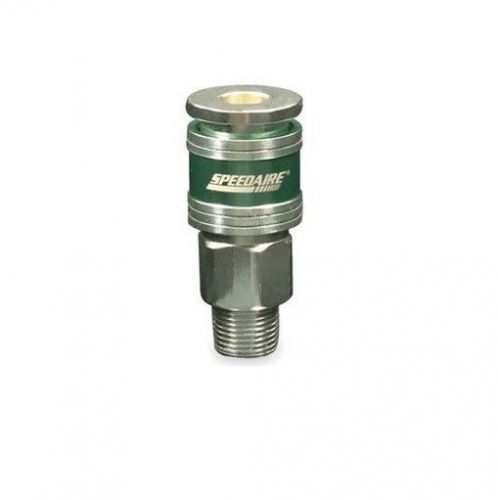 New speedaire air coupler quick connect aluminum 1/4&#034; mnpt 1/4&#034; iso 6150 green for sale