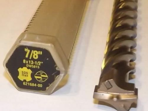 DEWALT # DW5815   7/8&#034;  8 x 13.5&#039;&#039; SDS MAX ROCK Carbide Hammer Drill Bit NEW