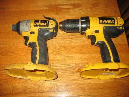 USED DEWALT 18VOLT IMPACT DRIVER #DC825 &amp; DRILL DRIVER #DC720