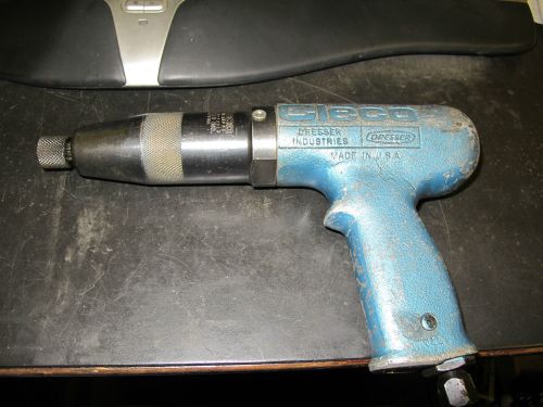 DRESSER CLECO CLECOMATIC 15SAP80 15-SAP-80 NUTRUNNER 1/4&#034; HEX DRIVER