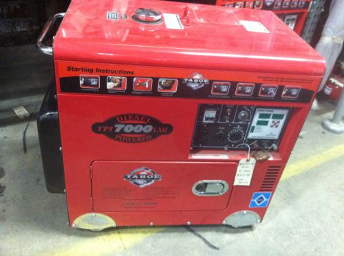 New tahoe 418cc diesel tpi 7000 lxh powered generator remote start dual voltage for sale