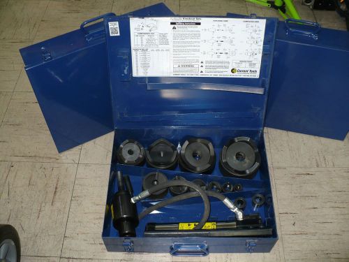 Greenlee/current 1/2&#034;-4&#034; hydraulic knockout set for sale