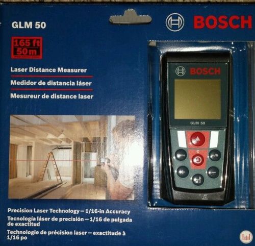 BRAND NEW!!! BOSCH MODEL# GLM 50 LASER DISTANCE MEASURER FREE SHIPPING!