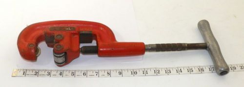 Ridgid no. 202 wide roll pipe cutter, heavy duty,  1/8&#034; to 2&#034; (off7b) for sale