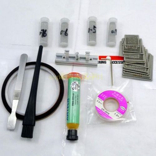 2012 universal bga rework station holder+ newest 36 pcs stencils xbox ps3 psp for sale