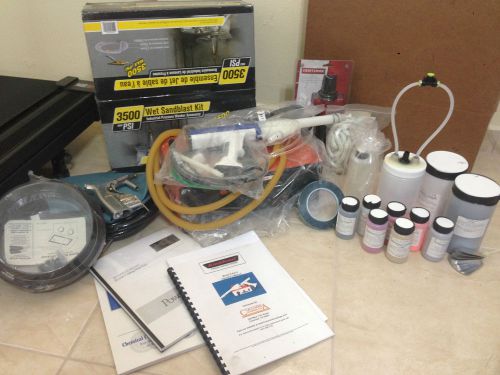 Powder coating system kool koat 1.0 &amp; sand blasting equipment  **new in box** for sale