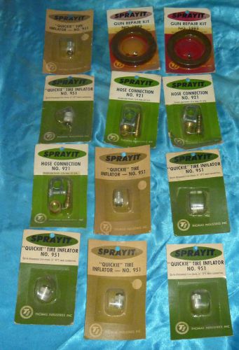Vintage Thomas Industries Inc.  SPRAYIT PARTS LOT NEW OLD STOCK LOT OF 12