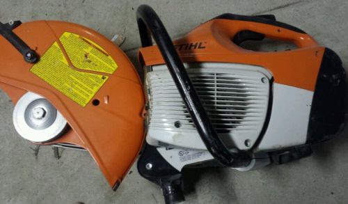 STIHL TS420 14&#034; Concrete Cut-off Saw With New DIAMOND BLADE