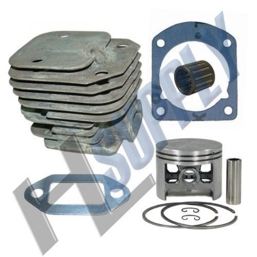 Double ring HUSQVARNA 61 cylinder, piston, rings, pin bearing, gaskets kit 48mm