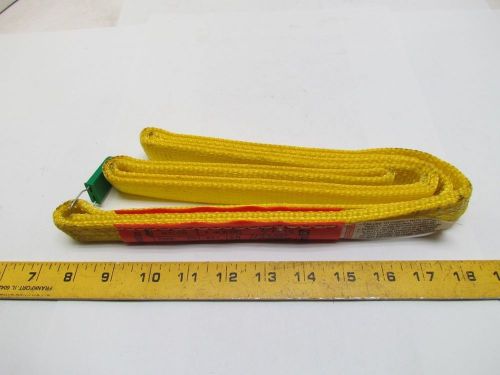 Liftall en1-801 4&#039; nylon lifting web sling 1&#034; wide 3200 lb capacity for sale