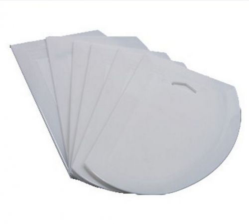 6 Pack Large Plastic Dough Scraper 7-1/2&#034; x 4 3/4&#034;