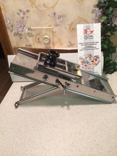 Adcraft MM-138 Stainless Steel Bron Coucke Pro Mandolin Cutter Shredder MInt