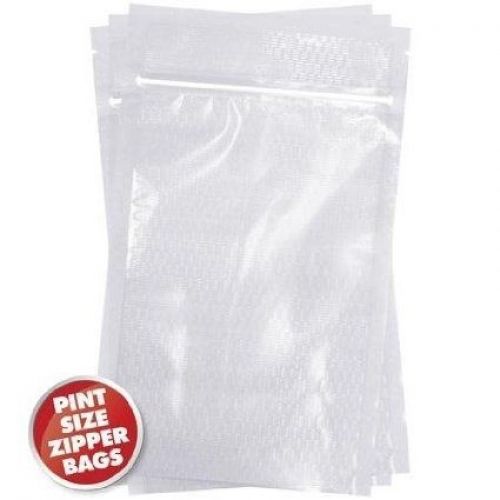 Weston 30-0206-w zipper seal vacuum bags, 6&#034; x 10 for sale