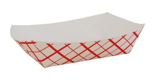 #150 southland microwavable paperboard food tray 2-1/2 lb. red checker 1000 ct for sale