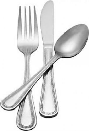 Plaza Pattern Oval Soup Spoon, Heavy Weight, 2 Dozen, Adcraft PL-DS/B