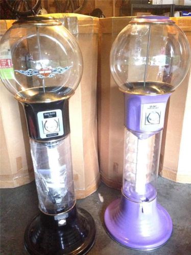 NEW GUMBALL SPIRAL MACHINE 5 Ft, Black, Purple,Yellow