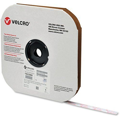 Velcro 1/2&#034; sticky back coins - adhesive back - 1440 / roll - white (vek192268) for sale