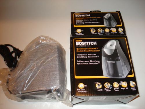 Bostitch Quietsharp Executive Electric Pencil Sharpener Black EPS9V Free Ship