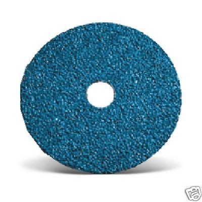 5 New RESIN FIBER DISCS TYPE ZEE 50 GRIT 5&#034; X 7/8&#034;