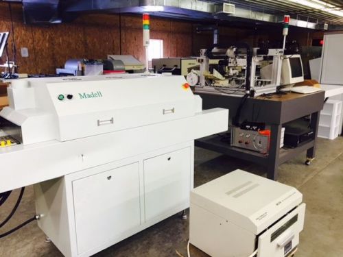 Madell px3700 automatic pick and place- complete set w/ reflow oven w/ conveyor for sale