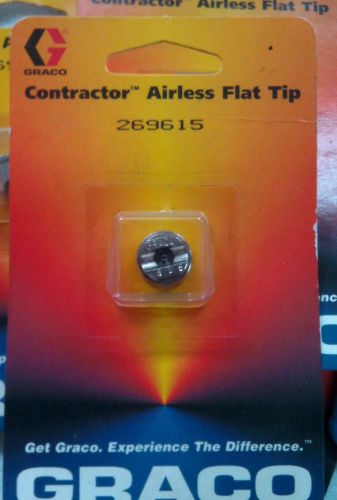 Graco contractor airless flat tip 269615 spray 12&#034; fan .015&#034; 615 for sale