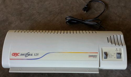 GBC DocuSeal 125 12&#034; inch Laminator Laminating Machine * Foil ~ Laminate ~ Cold