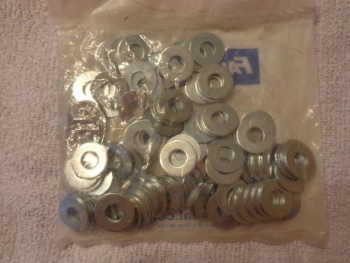 5/16&#034; zinc finish uss flat washer (qty 100) for sale