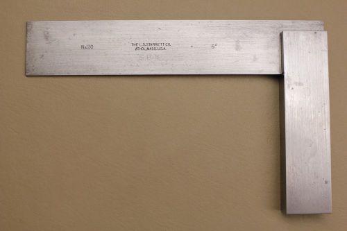 STARRETT SOLID SQUARE #20 - 6 INCH - GREAT CONDITION