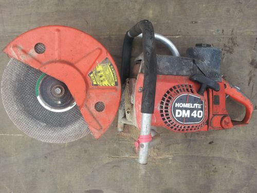 Homelite DM40 Concrete saw Cut Off Saw