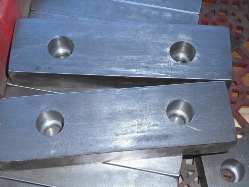 7 x 2 x 1&#034; standard soft jaws for kurt 6&#034; vises!! machinable 1018 steel usa free for sale