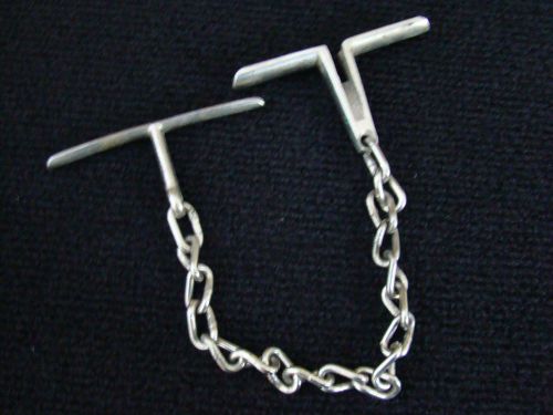 Vintage 1940s Obsolete Police Chain Handcuff Restraint RARE