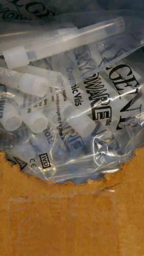 TWO CASES Nalgene 5000-0050, 5 mL Cryogenic Vials, PP, 250/cs, Sterile