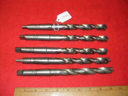 5 Precision Twist Drill PTD 11/16&#034; #2 Morse Taper Shank Drill Bits 080-03-168-00