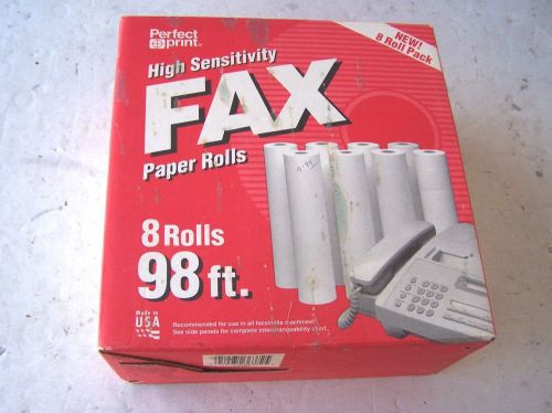 7 Fax Paper Rolls 98 ft.