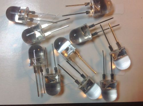 10pcs 10mm 0.5 Watt Warm White LED Light Emitting Diode - US SHIPPER