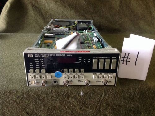 HP 8116A Pulse/Function Generator 50 MHz