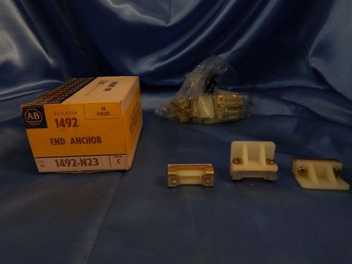 Allen Bradley 1492-N23 End Anchor (1492-N23) Class C New Surplus box of 10 units