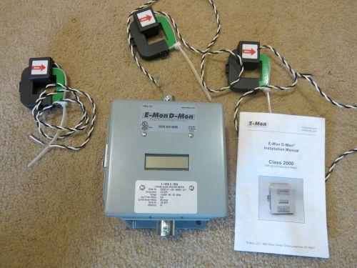 E-MON D-MON  3 Phase Class 2000 KWH Meter