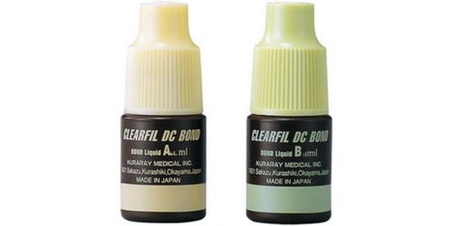 Dental Kuraray CLEARFIL Dual Curing DC Bond Self Priming Bond Adhesive, 2 x 1mL