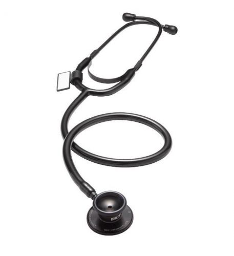 MDF Dual Head Lightweight Stethoscope, All Black, New, Free Shipping