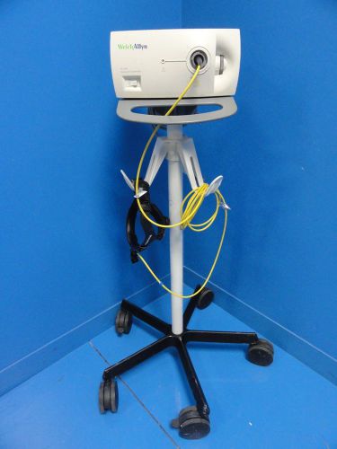 Welch allyn cl300 ref no. 90123 surgical illuminator w/ headlight &amp; mobile stand for sale
