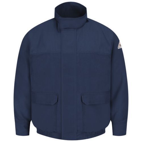 Bulwark FLAME RESISTANT Bomber Jacket MENS 2XL BLUE