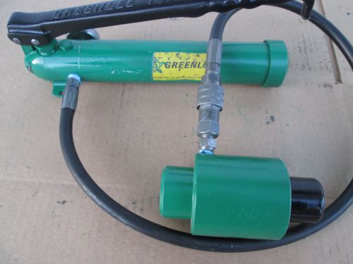 Rebuilt Greenlee 767 Hydraulic Punch Knockout Hand Pump And 746 Ram