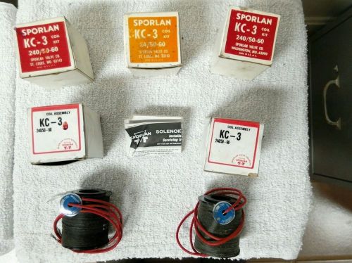 Lot of 5  New in Box SPORLAN  KC-3 240 / 50-60